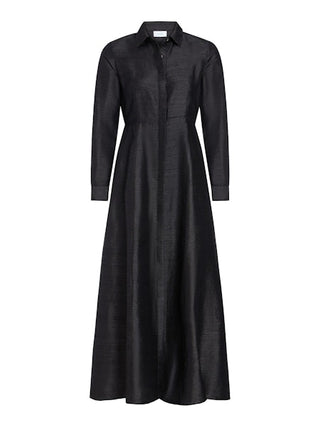 Classic Shirtdress- Black