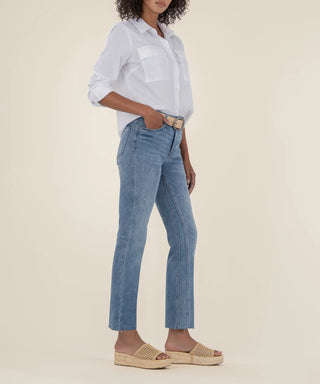 Kelsey High Rise Ankle Flare- Acceptance