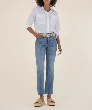 Kelsey High Rise Ankle Flare- Acceptance