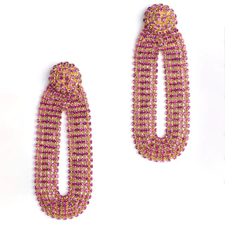 Shyna Earring- Fuschia