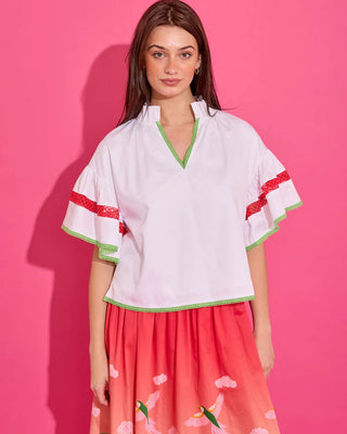 June Top - Bright White