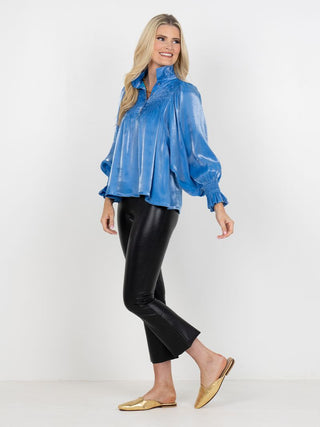 Charlotte Top- Sapphire