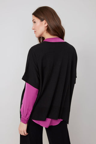 Lightweight Knit Sweater - Black