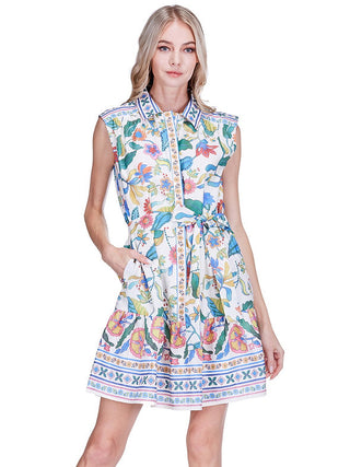 Festival Florals Shirt Dress