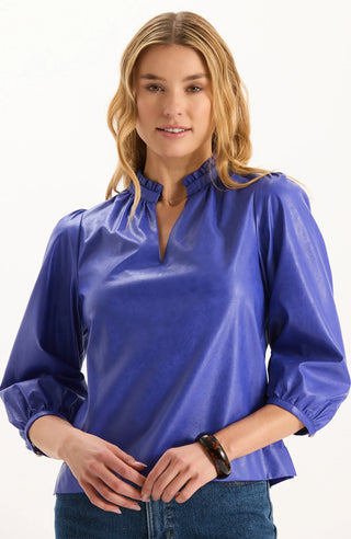 Penny Vegan Topper- Regal Blue