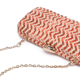 Valentina Evening Bag- Orange Multi