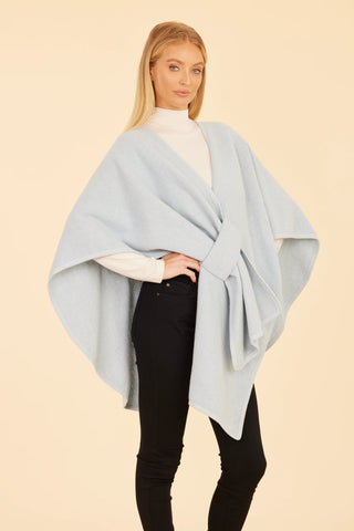 Knit Wrap - Sky Blue