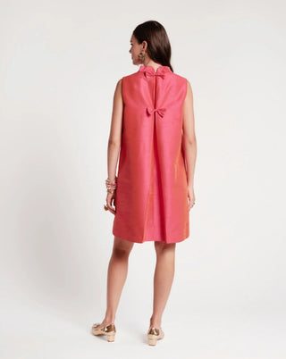 Diplomat Mini Dress- Coral