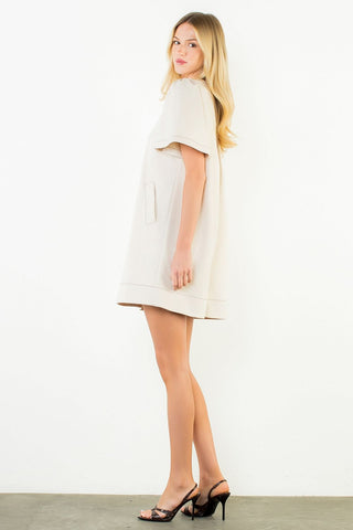 Mod Suede Mini Dress