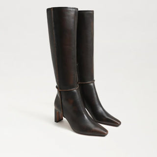 Sylvia Moto Boot- Washed Brown