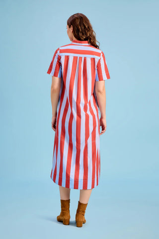 City Dress- Hearth Stripe