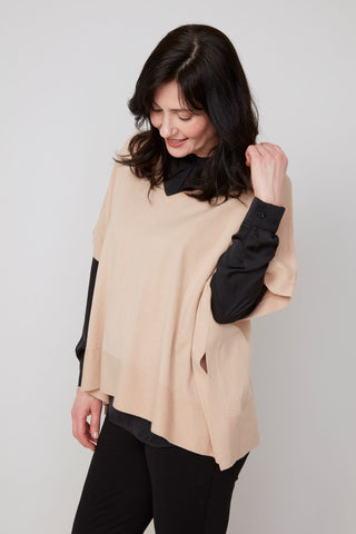 Lightweight Knit Sweater - Tan