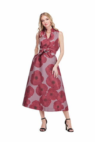 Blair Dress- Crimson Poppy
