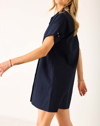 Sailor Wide Hem Shirt Dress
