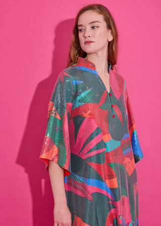 Jerry Dress- Tropical Jingle