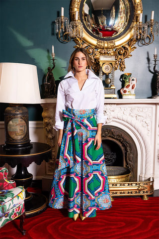 Brady Wrap Maxi Skirt- Portico
