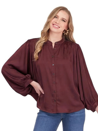 Sienna Blouse - Maroon