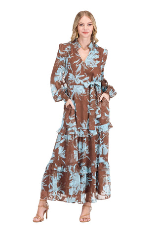 Iced Petals Maxi Dress