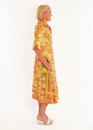 Monaco Dress- Kilim Squash