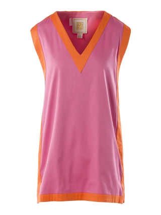 Emily Shift Dress - Coral Pink