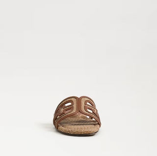 Bay Sandal- Tan Raffia