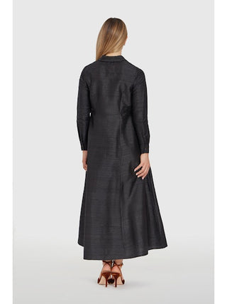 Classic Shirtdress- Black