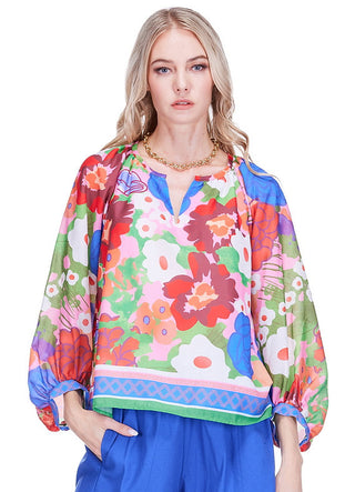 Peasant Bishop Sleeve Top