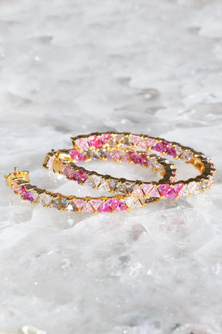 Mare Hoops- Pink