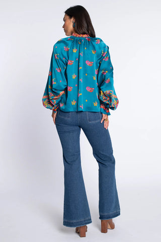 L/S Kit Top- Teal
