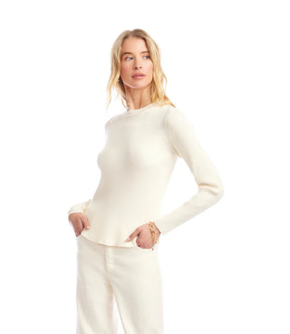 Ribbed Crewneck Sweater