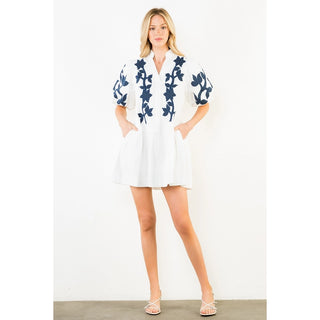 Indigo Vine Dress