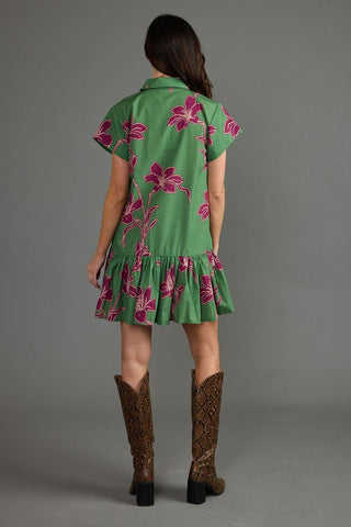 Jenny Dress- Verde Orchid