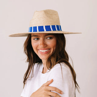 Blue/White Palm Hat