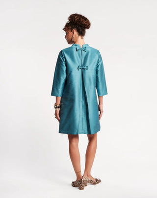 Diplomat Mini Dress- Teal