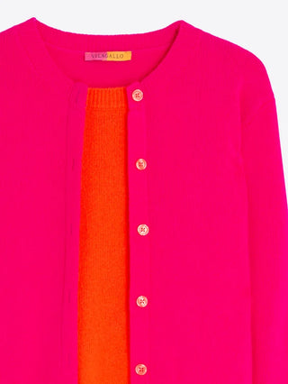Twin Set Cardigan- Pink/Orange