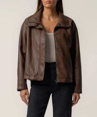 Wren Faux Leather Jacket