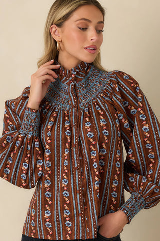 Bedford Smocked Blouse