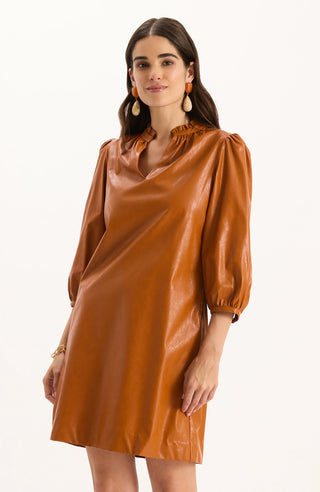 Sherri Vegan Leather Dress