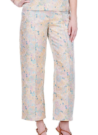 Bloomsoft Brocade Ankle Pant