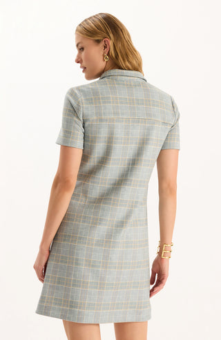 Casey Knit Plaid Dress