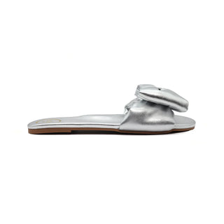 Rafie Bow Slide- Silver