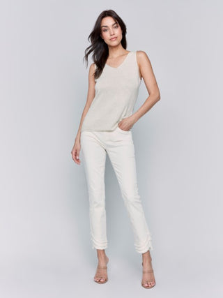 V-Neck Knit Tank