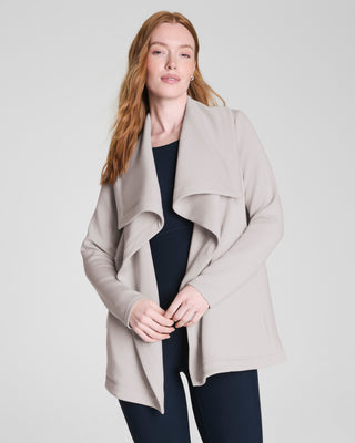Airessentials Open Wrap Cardigan- French Grey