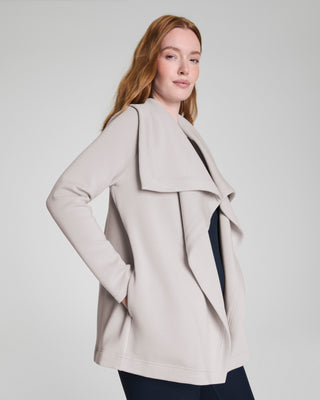 Airessentials Open Wrap Cardigan- French Grey