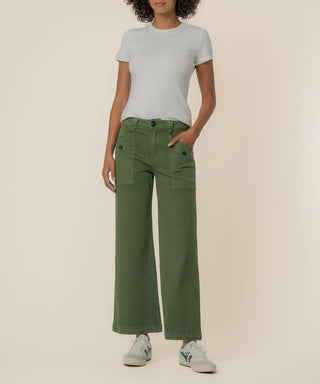 Meg High Rise Wide Leg- Dill