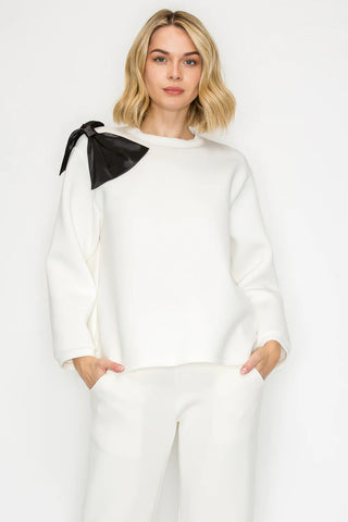 Finley Sweater- White