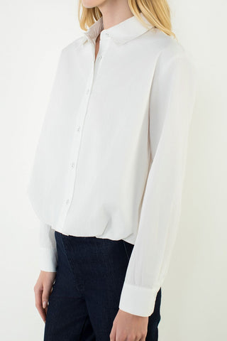 Tess Cinched Button Down