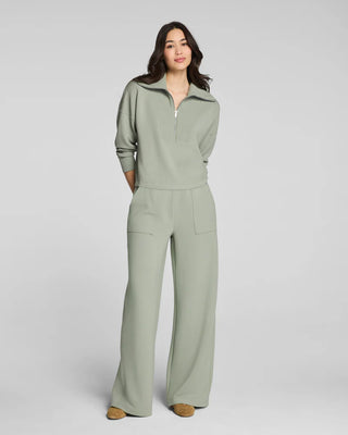 Airessentials French Rib Wide Leg Pant