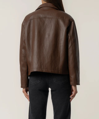 Wren Faux Leather Jacket