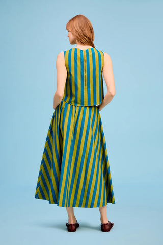 Crop Top- Citron Stripe
